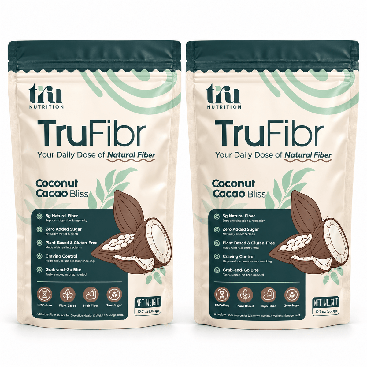 TruFibr Coconut Cacao Bliss Duo | 2-Pack - TruFibr